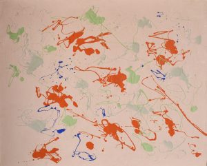 giulio turcato rosa tela