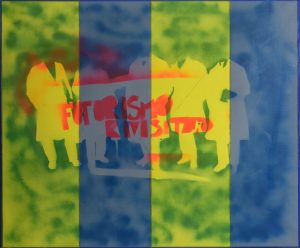 schifano futurismo rivisitato con plexiglass