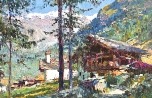 lidio ajmone quadro paesaggio