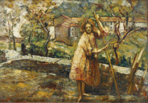 ermenegildo agazzi pittore quadro paesaggio